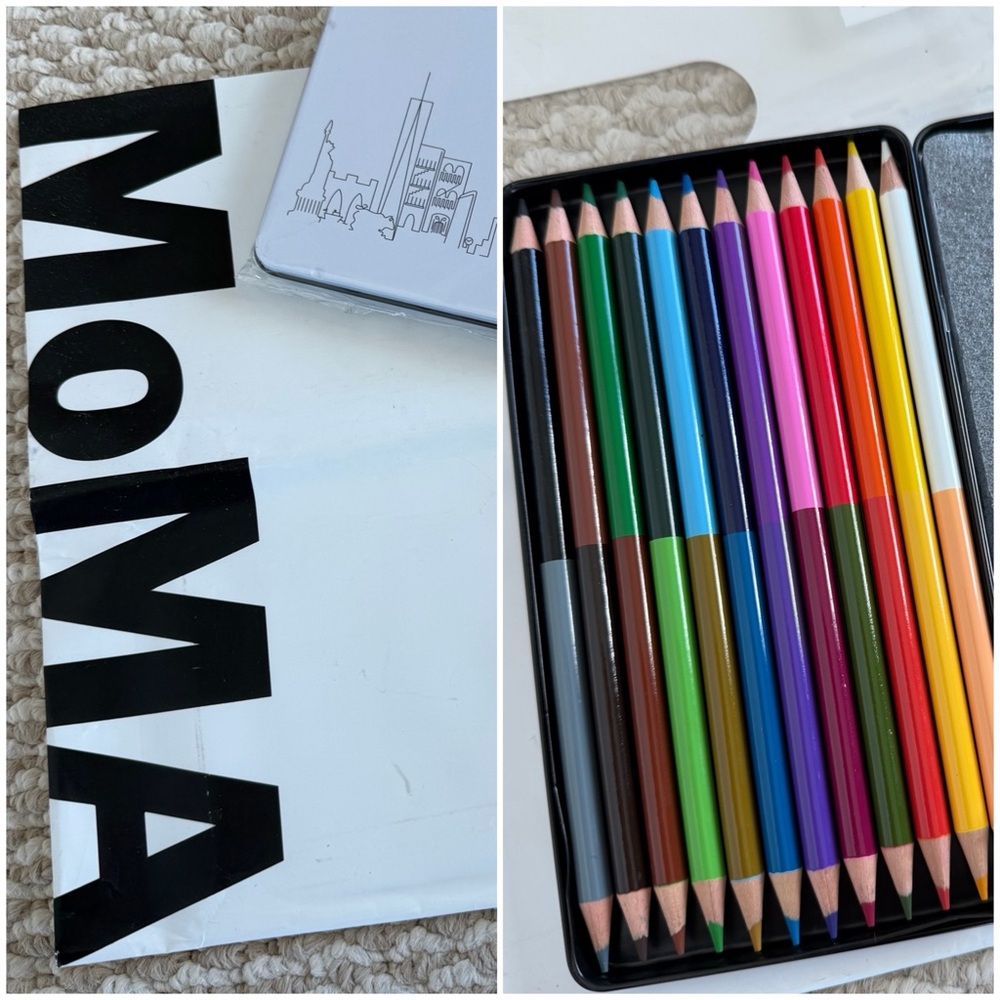 MoMA SKYLINE DUAL COLORED PENCILS